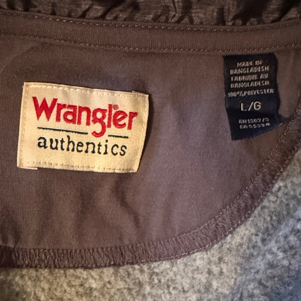 Wander Men's Heather Gray Zip-Up Sweater - Picture 3 of 3